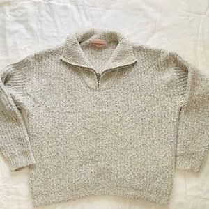 Half Zip Knit Sweater